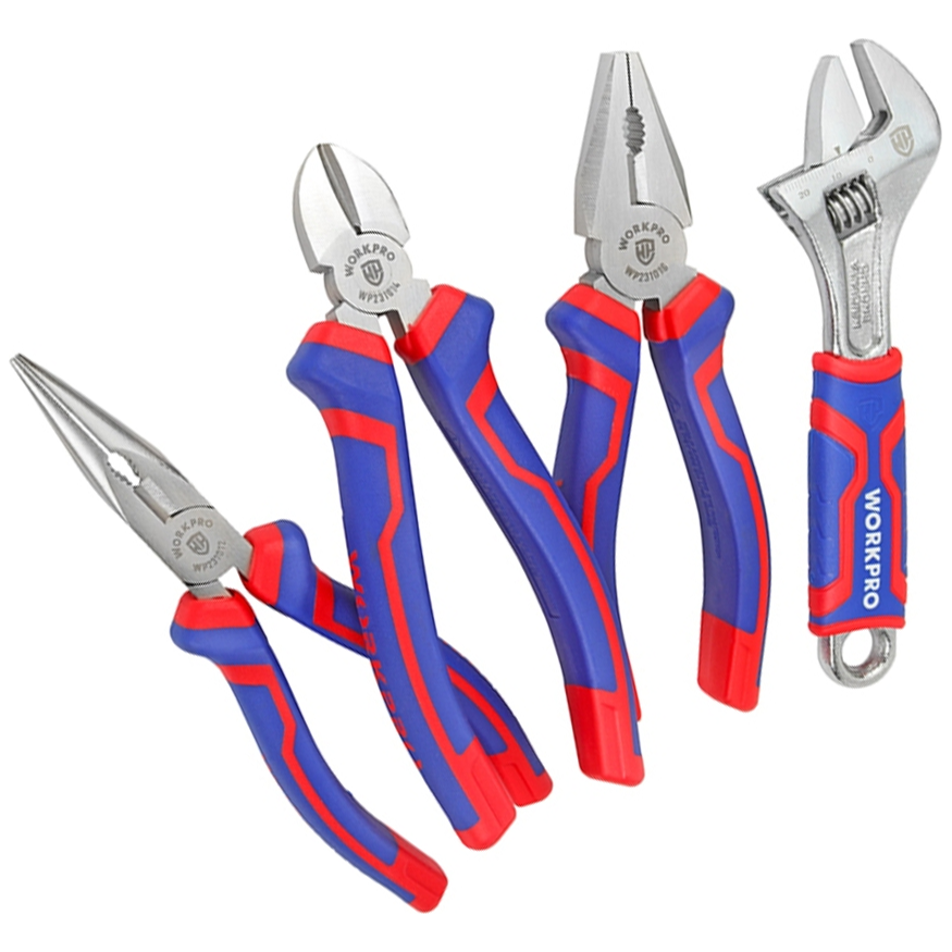 Workpro WP201009 Pliers Wrench Set 4Pcs 6 Workpro WP201009 Pliers Wrench Set 4Pcs 6